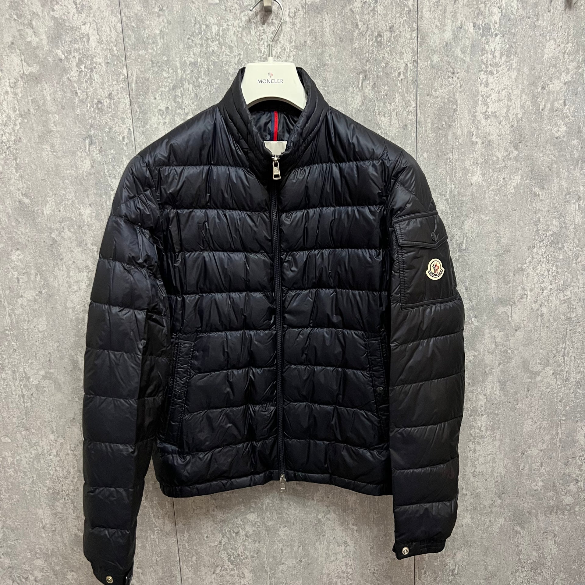 Authentic Moncler Lambot Blue Jacket Size 2 M – DSGER SHOES