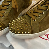 Authentic Christian Louboutin Khaki Suede Sneakers 12UK 46 13US