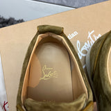 Authentic Christian Louboutin Khaki Suede Sneakers 12UK 46 13US