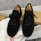 Authentic Christian Louboutin Black Suede sneaker 8UK 8 42 9US