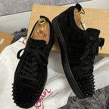 Authentic Christian Louboutin Black Suede sneaker 8UK 8 42 9US