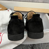 Authentic Christian Louboutin Black Suede sneaker 8UK 8 42 9US