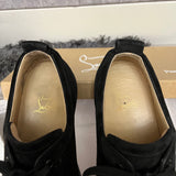 Authentic Christian Louboutin Black Suede sneaker 8UK 8 42 9US