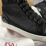 Authentic Christian Louboutin Mesh Black Leather Sneakers 9UK 43 10US